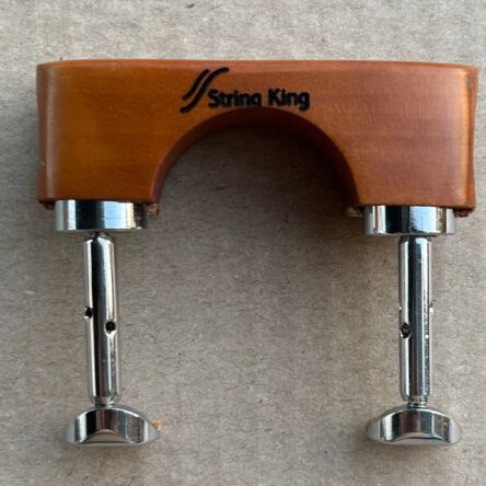 Chinrest - Violin - Central - Medium - Boxwood - Bottom mounted  Hill Silver fittings