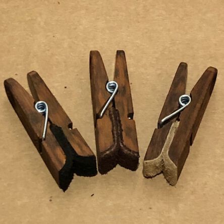 MUTEY-clip-on Mute-Vln/Vla-Snakewood + Leather