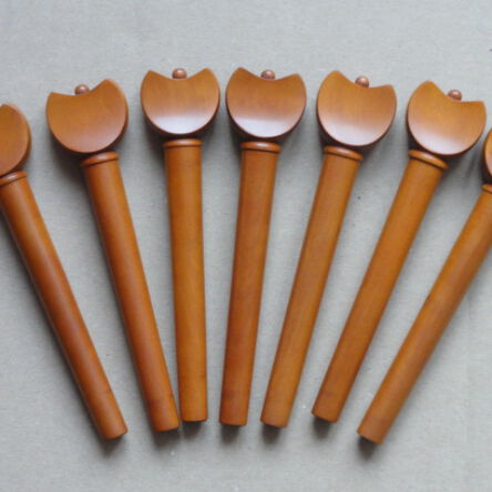 Tuning Peg - Treble Viol-Heart Head-Boxwood