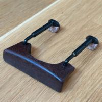 Chinrest – Viola - Central - Mini- Ebony -Black fittings
