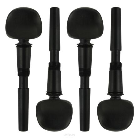 Perfection Pegs-Vln/Vla-7,8mm Set Swiss Style-Ebony