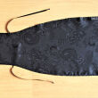 Silk Bag - Viola Large - Black Floral Paisley - 3